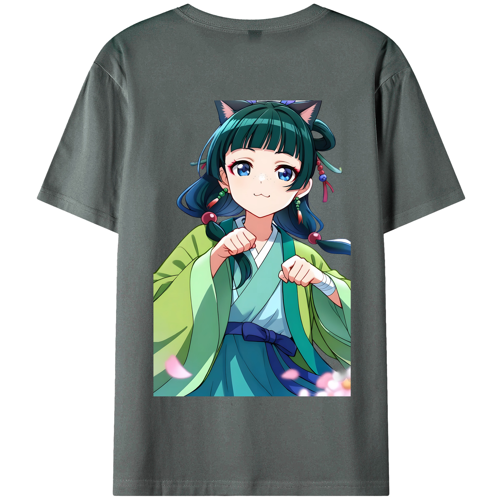 （画像用） 薬屋のひとりごと The Apothecary Diaries 綿100％半袖Tシャツ（背面プリント）